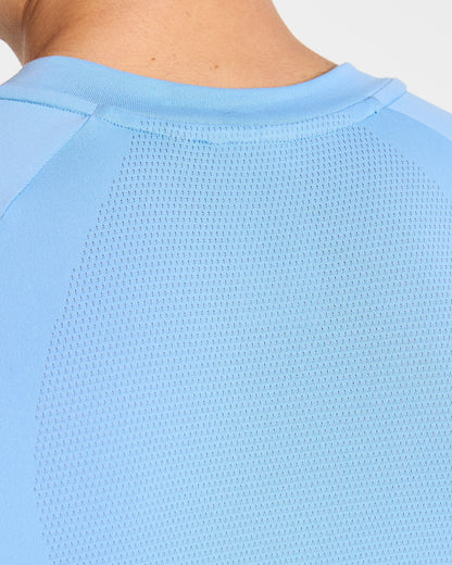 Attain Seamless Long Sleeve T Shirt - Sports Blue