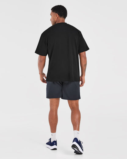 Athletics Oversized T Shirt - Black