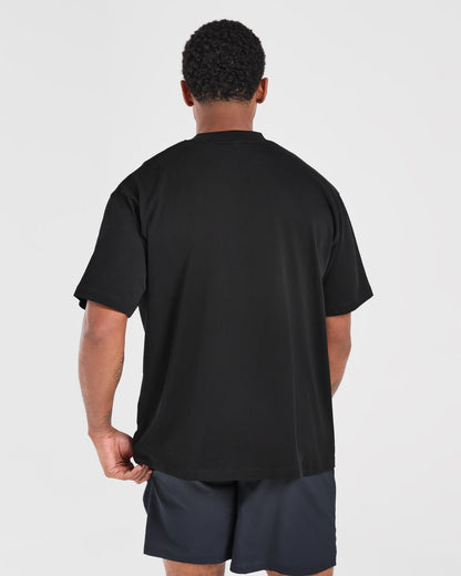 Athletics Oversized T Shirt - Black